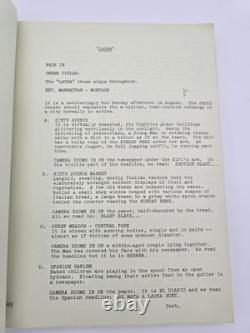 LAURA / Hugh Wheeler 1980 Unproduced Screenplay Movie Script, Otto Preminger