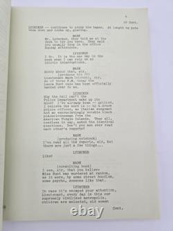 LAURA / Hugh Wheeler 1980 Unproduced Screenplay Movie Script, Otto Preminger