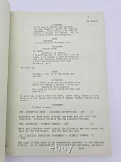LAURA / Hugh Wheeler 1980 Unproduced Screenplay Movie Script, Otto Preminger