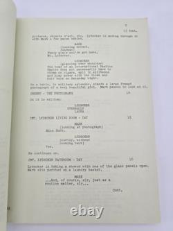 LAURA / Hugh Wheeler 1980 Unproduced Screenplay Movie Script, Otto Preminger