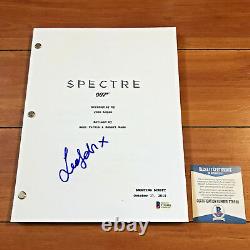 LEA SEYDOUX SIGNED SPECTRE FULL 142 PAGE MOVIE SCRIPT with BECKETT BAS COA