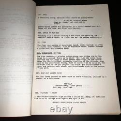 LEONARD VI (1987) Early Draft Script Worst Movie Classic Cult Comedy COA