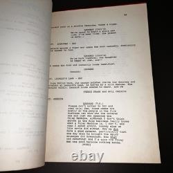 LEONARD VI (1987) Early Draft Script Worst Movie Classic Cult Comedy COA