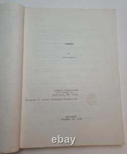 LIBERTY / 1985 TV Movie Script, Statue of Liberty concept creation drama