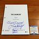 Linda Blair Signed The Exorcist Movie Script With Character Name & Beckett Bas Coa
