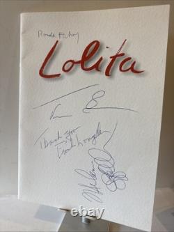 LOLITA MOVIE Original Screenplay Cast Signed Auto Jeremy Irons MELANIE GRIFFITH