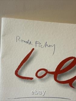 LOLITA MOVIE Original Screenplay Cast Signed Auto Jeremy Irons MELANIE GRIFFITH