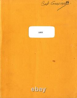 LOOT (1970) Final Draft screenplay ca. Sep 1969 for Joe Orton film adaptation