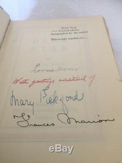 LORNA MOON (d. 1929) SIGNED DARK STAR 1st EDITION, LIMITED EDITION BOOK