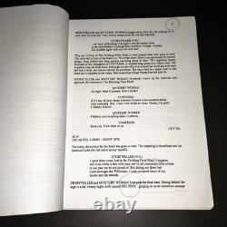 LOST IN THE PERSHING POINT HOTEL (2000) Original Movie Script Joe Pantoliano COA