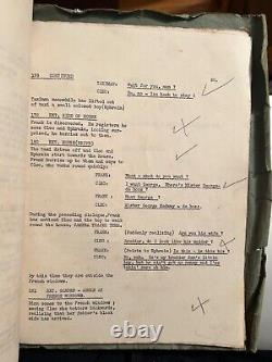 LUPINO LANE Authored ORIGINAL FILM SCRIPT-His Copy-STARRED LANE+JIMMY FINLAYSON