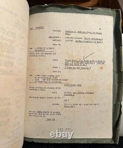 LUPINO LANE Authored ORIGINAL FILM SCRIPT-His Copy-STARRED LANE+JIMMY FINLAYSON