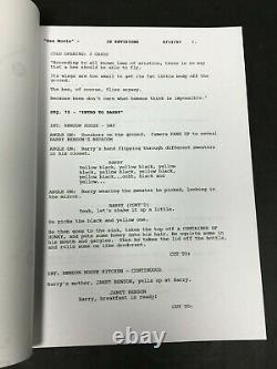 Larry King Signed'Bee Movie' Movie Script Bee Larry King Beckett BAS F48694