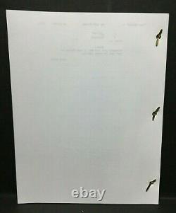 Larry King Signed'Bee Movie' Movie Script Bee Larry King Beckett BAS F48694
