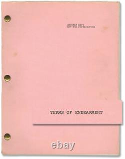 Larry McMurtry TERMS OF ENDEARMENT Original screenplay for the 1983 film #154654