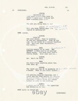 Larry McMurtry TERMS OF ENDEARMENT Original screenplay for the 1983 film #154654