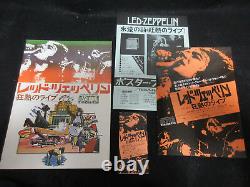 Led Zeppelin Song Remains Same Japan Film Program Book w Ticket Flyer Jimmy Page