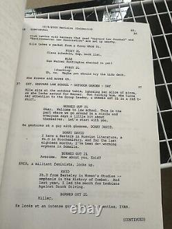 Legally Blonde Original Movie Script Screenplay starring Reese Witherspoon