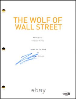 Leonardo DiCaprio Signed Autograph Wolf of Wall Street Full Movie Script JSA COA