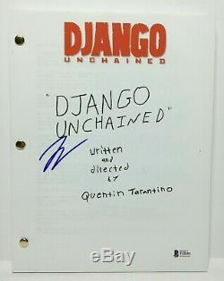 Leonardo DiCaprio Signed'Django Unchained' Full Movie Script Calvin Candie BAS