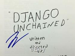 Leonardo DiCaprio Signed'Django Unchained' Full Movie Script Calvin Candie BAS