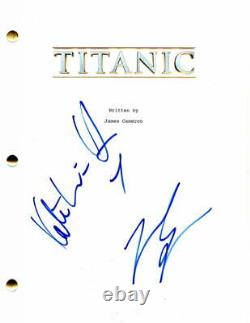 Leonardo Dicaprio & Kate Winslet Signed Autograph Titanic Full Movie Script