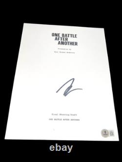 Leonardo Dicaprio Signed Autograph Movie Script One Battle After Another Beckett