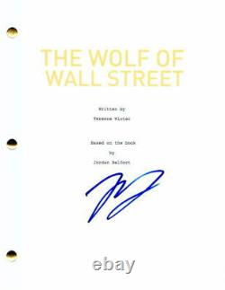 Leonardo Dicaprio Signed Autograph Wolf Of Wall Street Full Movie Script