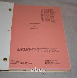Lethal Weapon 4 Original Production Movie Script Color Revision Pages Rare