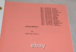 Lethal Weapon 4 Original Production Movie Script Color Revision Pages Rare