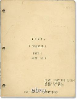 Lewis R Foster TONKA Original screenplay for the 1958 film #146435