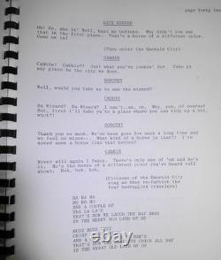 Libretto of the Film Musical the Wizard of Oz. Screenplay by Noel Langley et al