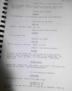 Libretto of the Film Musical the Wizard of Oz. Screenplay by Noel Langley et al