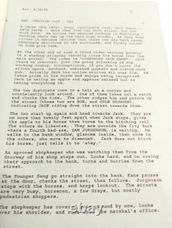 Lightning Jack 1994 Production Used Camera Department Original Movie Film Script