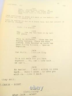 Lightning Jack 1994 Production Used Camera Department Original Movie Film Script