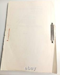 Lightning Jack 1994 Production Used Camera Department Original Movie Film Script