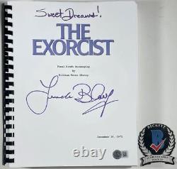 Linda Blair Signed The Exorcist Complete Movie Script A Autograph Regan BAS COA