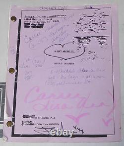 Lisa Ann 4x Signed Personally Used Dirty Western 2 Movie Script BAS Beckett COA