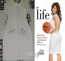 Lisa Ann Signed Personally Worn Used Dress in The Life Book Cover Movie BAS COA