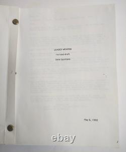 Loaded Weapon Multiple Drafts Movie Scripts & Casting Letter Richard Moll 91/92