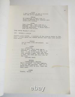 Loaded Weapon Multiple Drafts Movie Scripts & Casting Letter Richard Moll 91/92