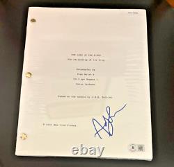 Lord Of The Rings Fellowship Andy Serkis Gollum Signed Movie Script! Beckett Coa
