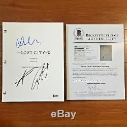 Lost City Of Z Signed Full Movie Script By 3 Cast Charlie Hunnam Tom Holland