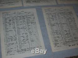 Lot Of 5 Authentic 1982 Movie Scarface Production Used Call Sheets Al Pacino