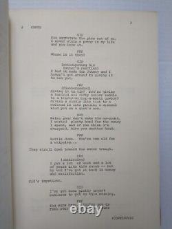 Lovin' Molly (1972) Original Movie Script of Larry McMurtry's'Leaving Cheyenne