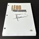 Luc Besson Signed Leon The Professional Movie Script Full 110 Page Psa Autograph