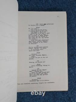 MADONNA DESPERATELY SEEKING SUSAN MOVIE SCRIPT (early version)