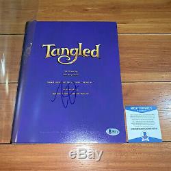 MANDY MOORE SIGNED DISNEY TANGLED FULL 81 PAGE MOVIE SCRIPT with BECKETT BAS COA