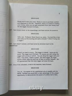 MARK TWAIN REMEMBERS Thomas Hauser Unproduced Movie Script based on his novel