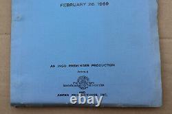 MASH 1969 Original Movie Script Screenplay with Cover by Ring Lardner Jr. RARE